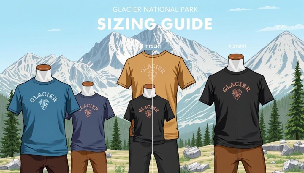 Glacier National Park Apparel Sizing Guide