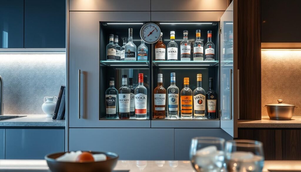 vodka storage and serving temperatures