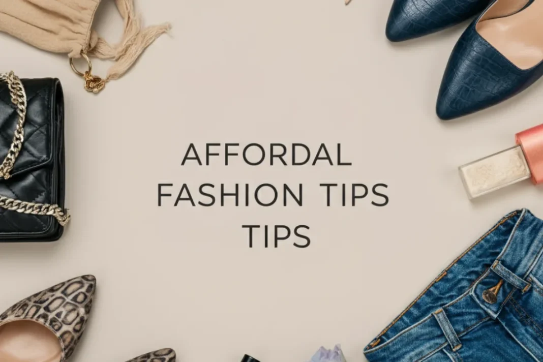 Affordable fashion tips