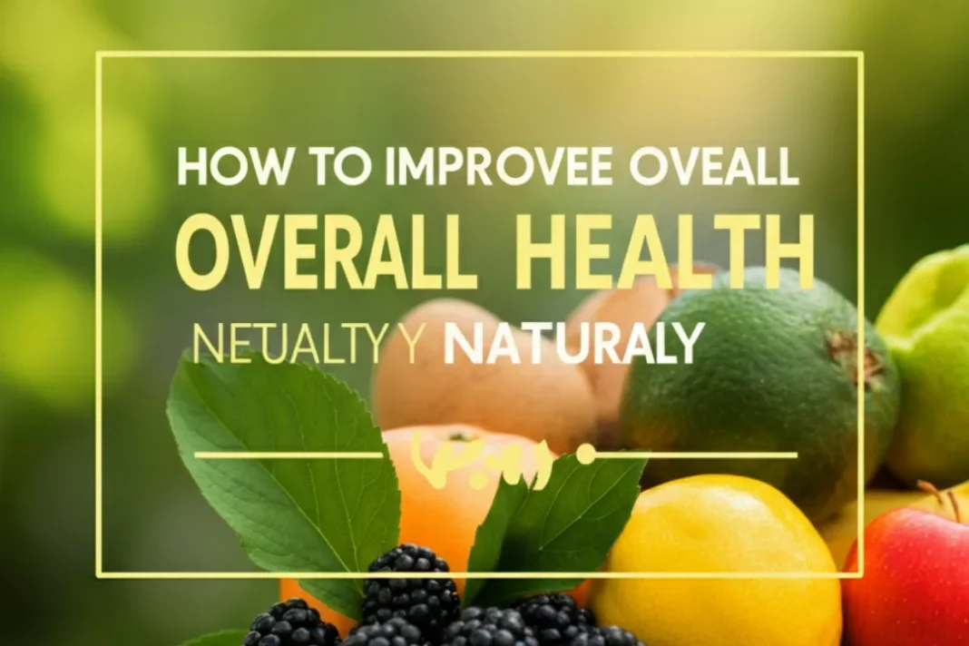 How to improve overall health naturally