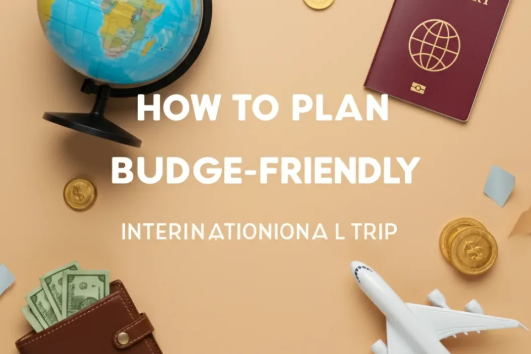 How to plan a budget-friendly international trip