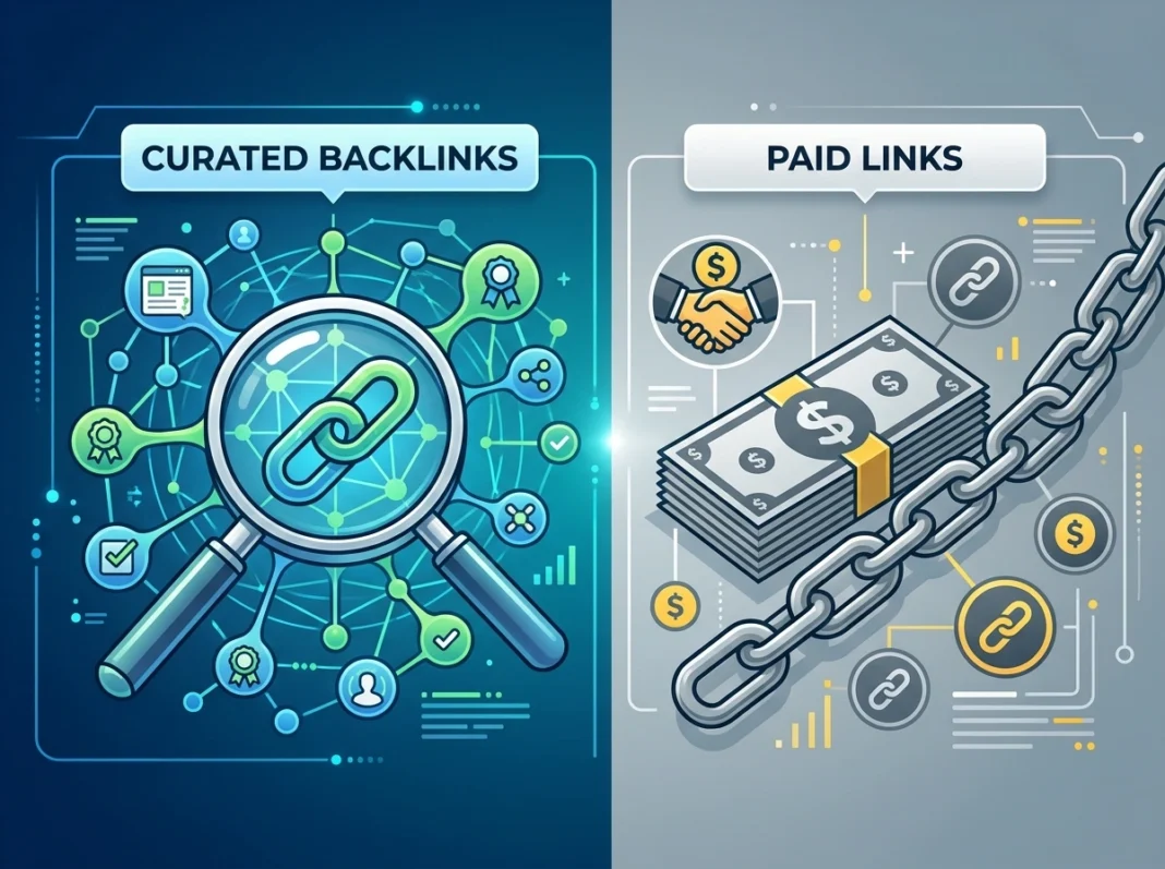 Curated Backlinks vs. Paid Links: Understanding the Difference
