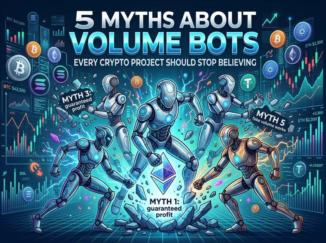 5 Myths About Volume Bots Every Crypto Project Should Stop Believing